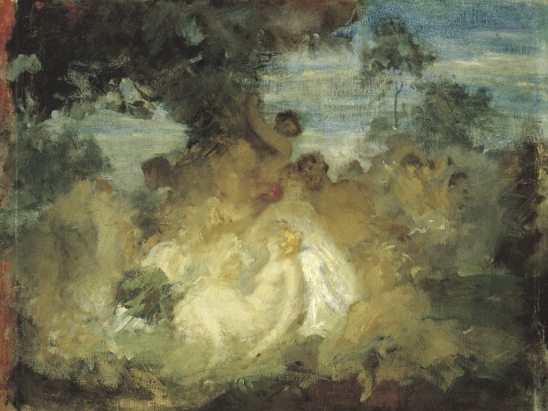 Szinyei Merse Pál: Bacchanália, 1869