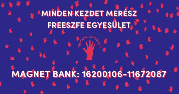 A Freeszfe Egyesület számlaszáma