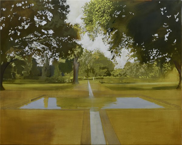 Garden of presence II. 80x100cm oil on canvas 2022
