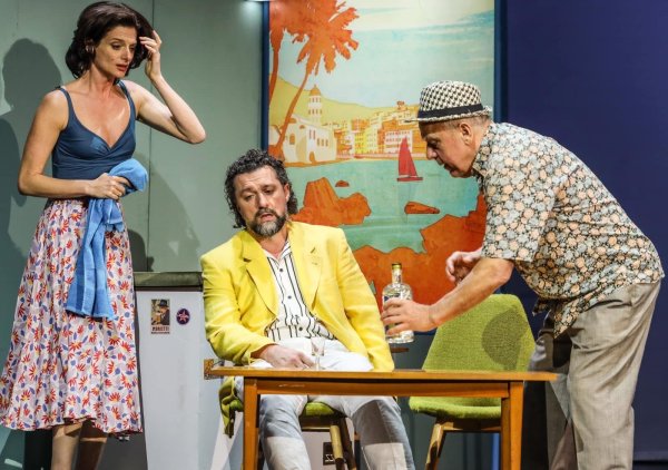 Vittoria (Jordán Adél), Leonardo (Bányai Kelemen Barna) és Filippo (Bezerédi Zoltán)