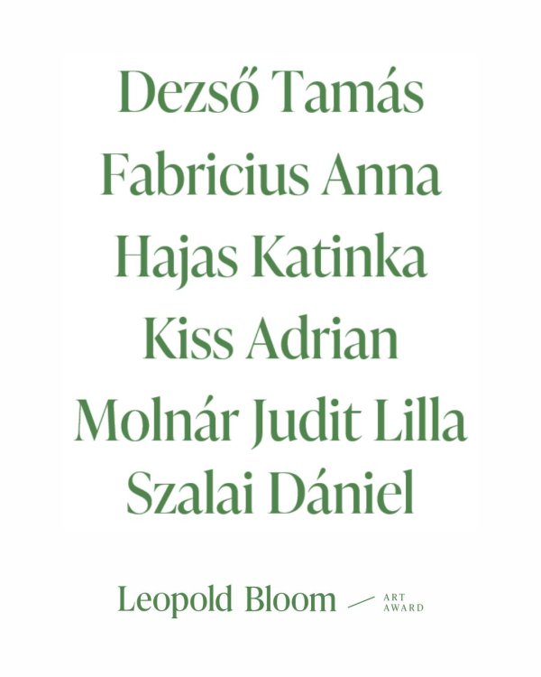 Leopold Bloom Képzőművészeti Díj