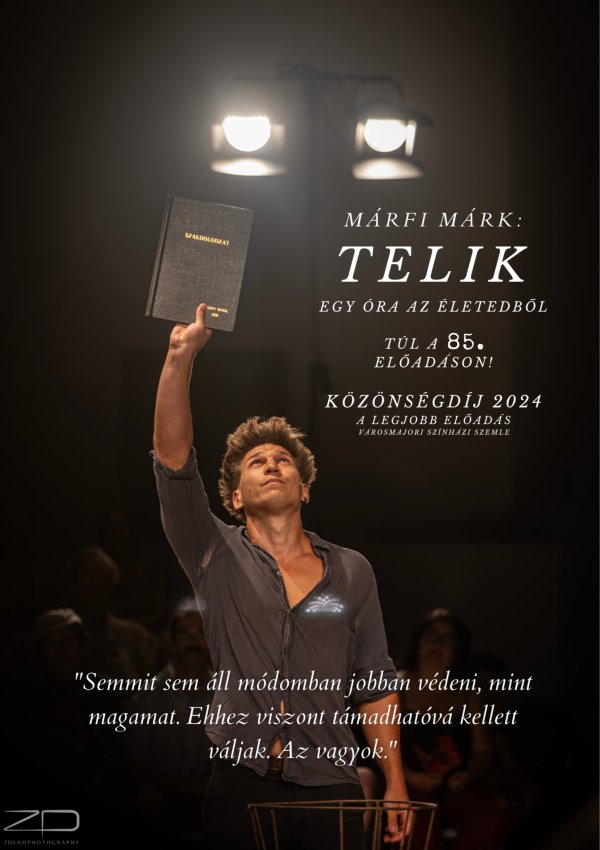 A Telik plakátja, fotó: Dudás Zoltán