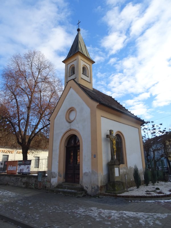 A Táborská utcában miniatűr kápolna