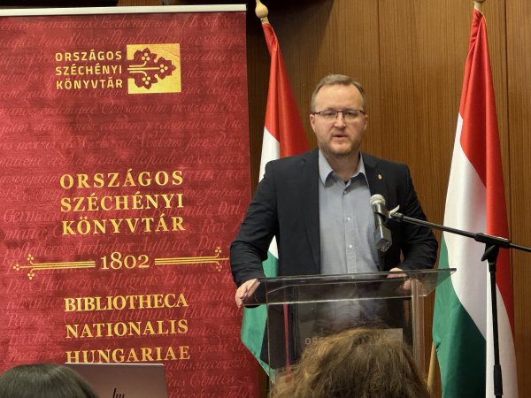 Rózsa Dávid, az OSZK főigazgatója. Fotó OSZK. 