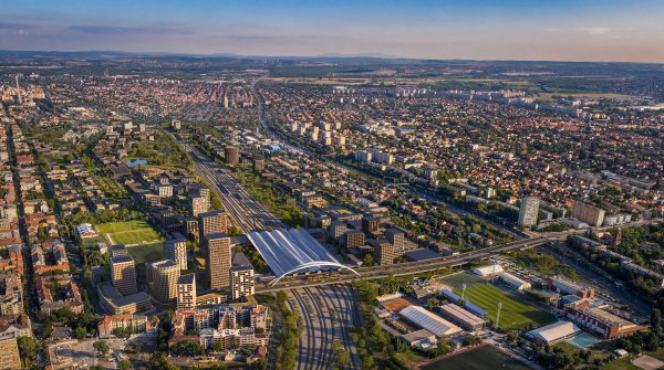 I. helyezett terv - látványterv