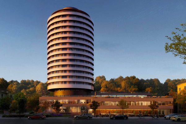 Köszálló render