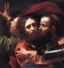 Caravaggio: Krisztus elfogása (részlet) Caravaggio: Krisztus elfogása (részlet)