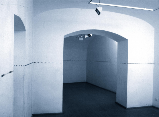 A Stúdió Galéria belülről a Képíró utcában