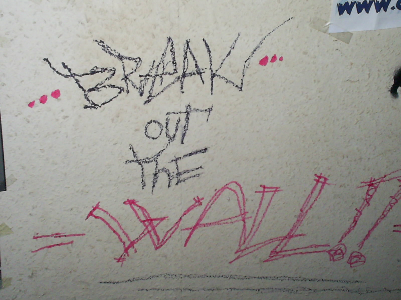 break ozt the wall
