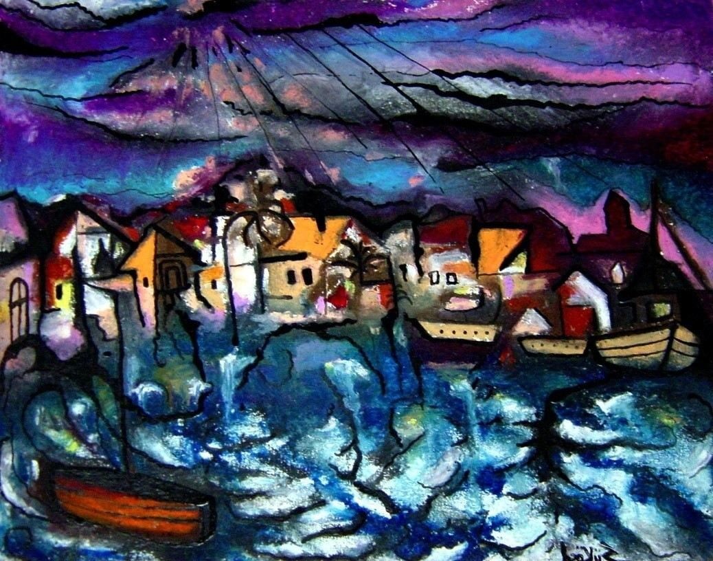 Stormy Coast of Sutivan