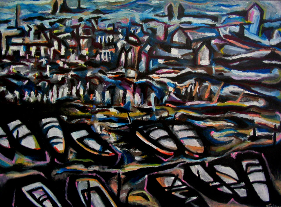 Dockyard on Vltava River