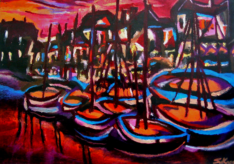 Dawn at Old Port of Copenhagen