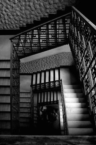 Downtown stairwell