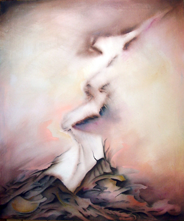 Cudar idő (110 x 100) akril - vászon