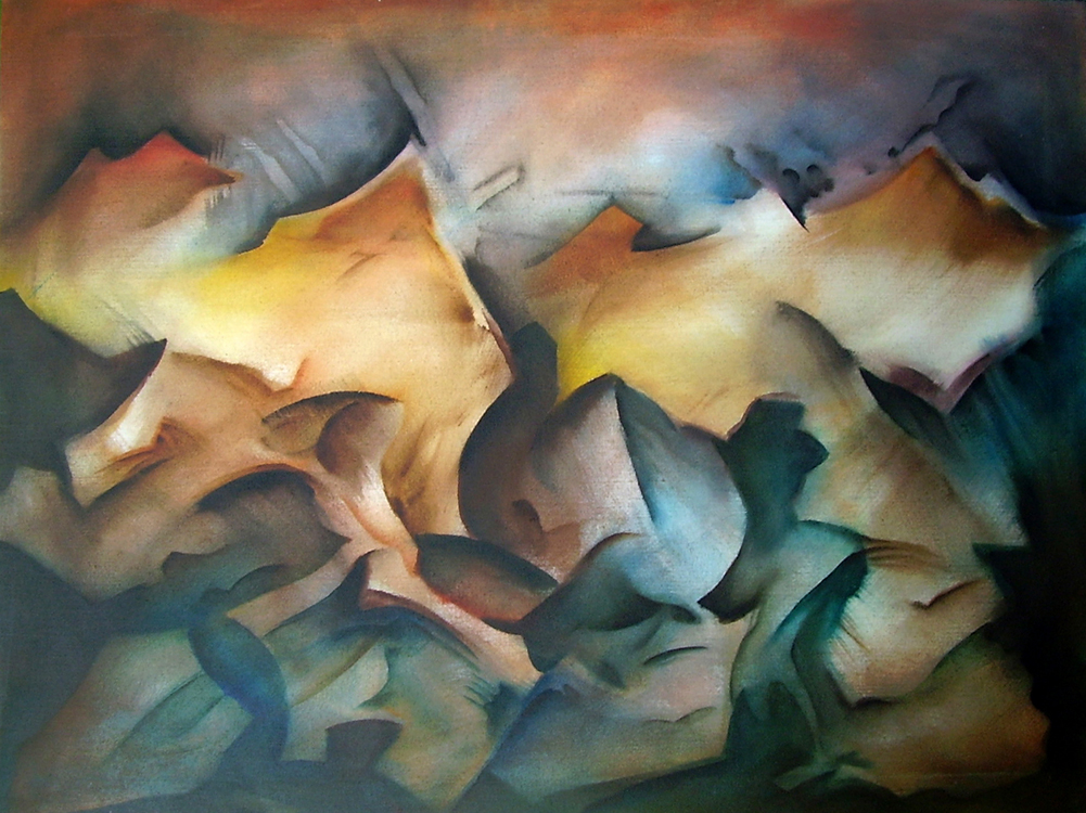 Jelen, Múlt, Jövő (80 x 110) akril - vászon