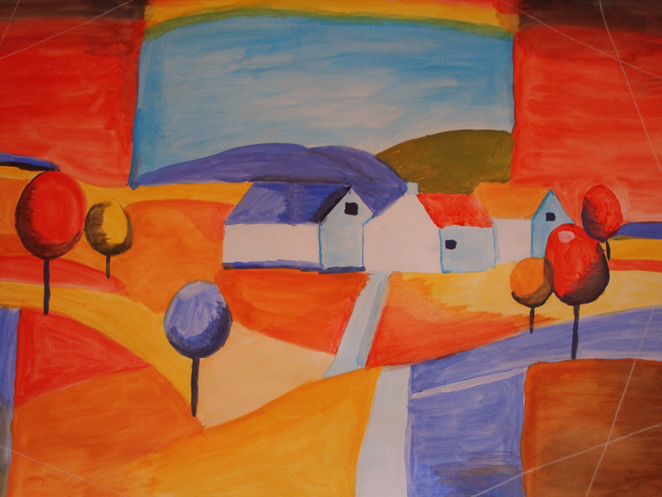 Red trees - 2008