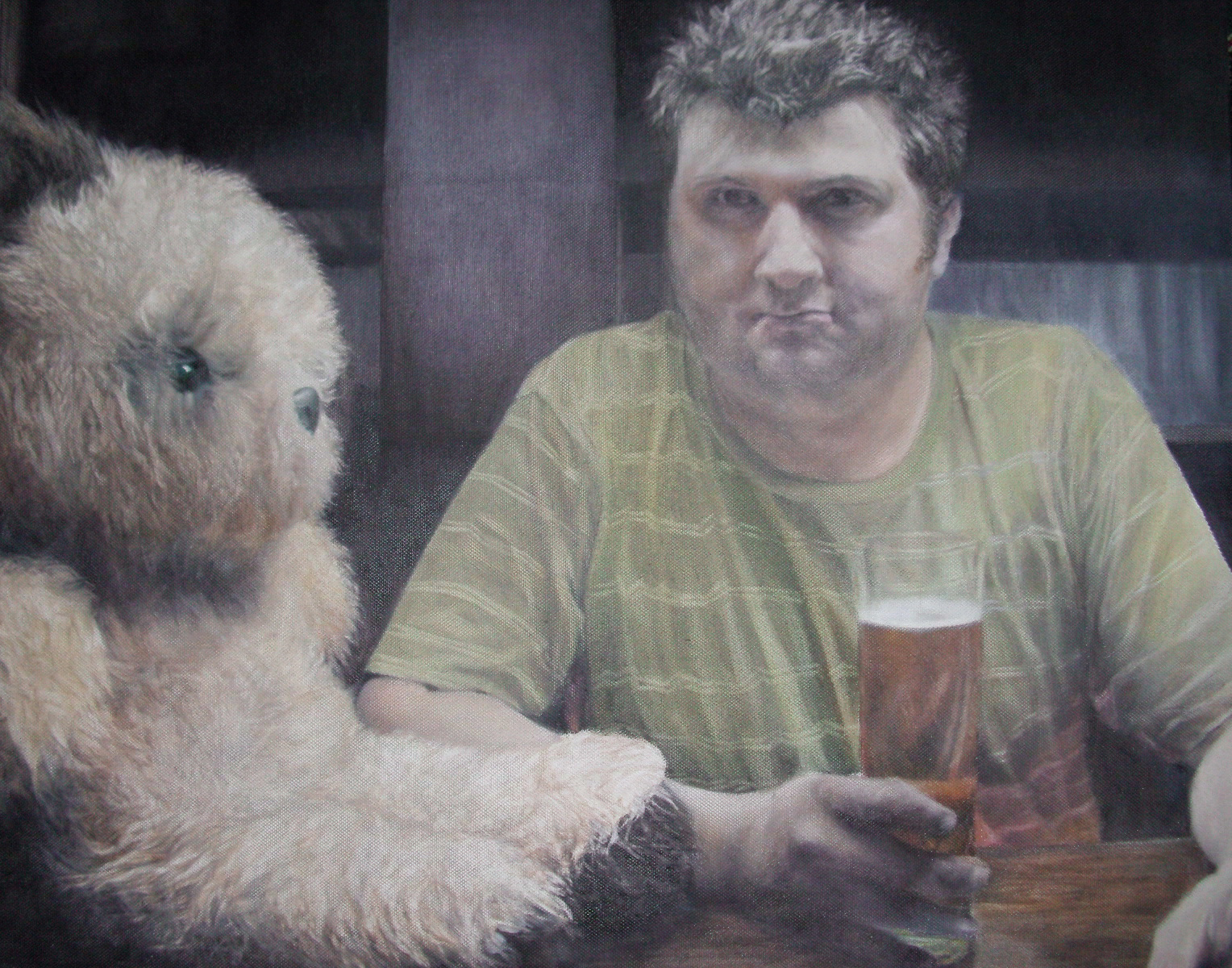 5. ...az én bajom is? (olaj, vászon 50×70, 2012.02)