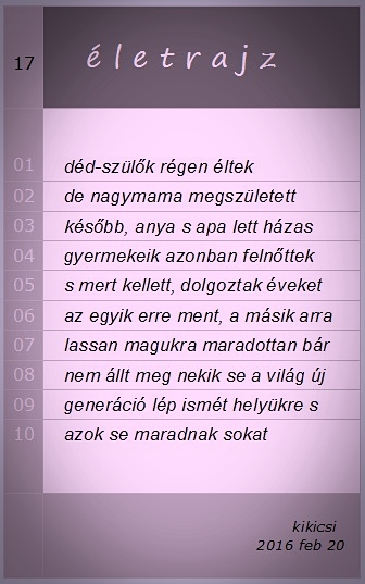 kikicsi életrajz